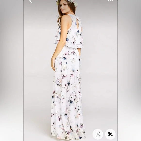 Show Me Your MuMu Princess Di Maxi Skirt Floral Bouquet - Picture 1 of 7